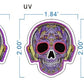 Calavera Skull with Big Bass Headphones