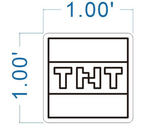 TNT Box LED Neon Sign