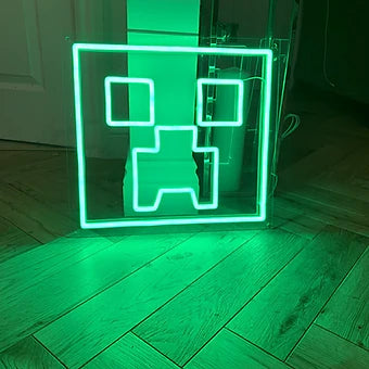 Robot Face LED Neon Sign