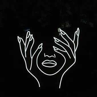 Nails & Face LED Neon Sign