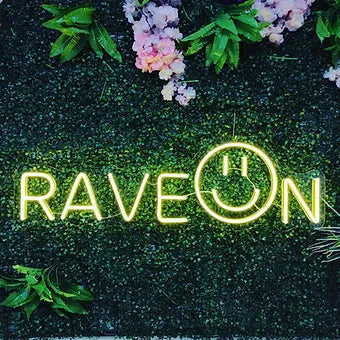 Rave On LED Neon Sign