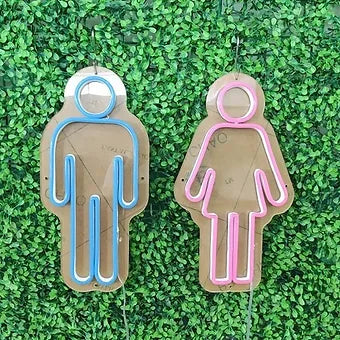 Male and Female LED Neon Signs