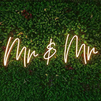 Mr & Mr LED Neon Sign