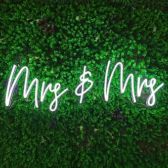 Mrs & Mrs LED Neon Sign