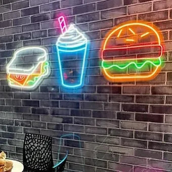 Milkshake LED Neon Sign