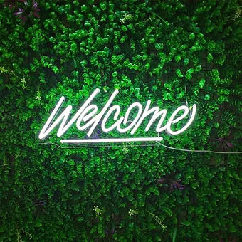 Welcome LED Neon Sign