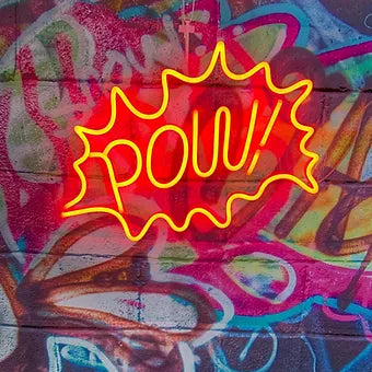 POW! LED Neon Sign