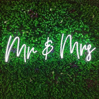 Mr & Mrs LED Neon Sign